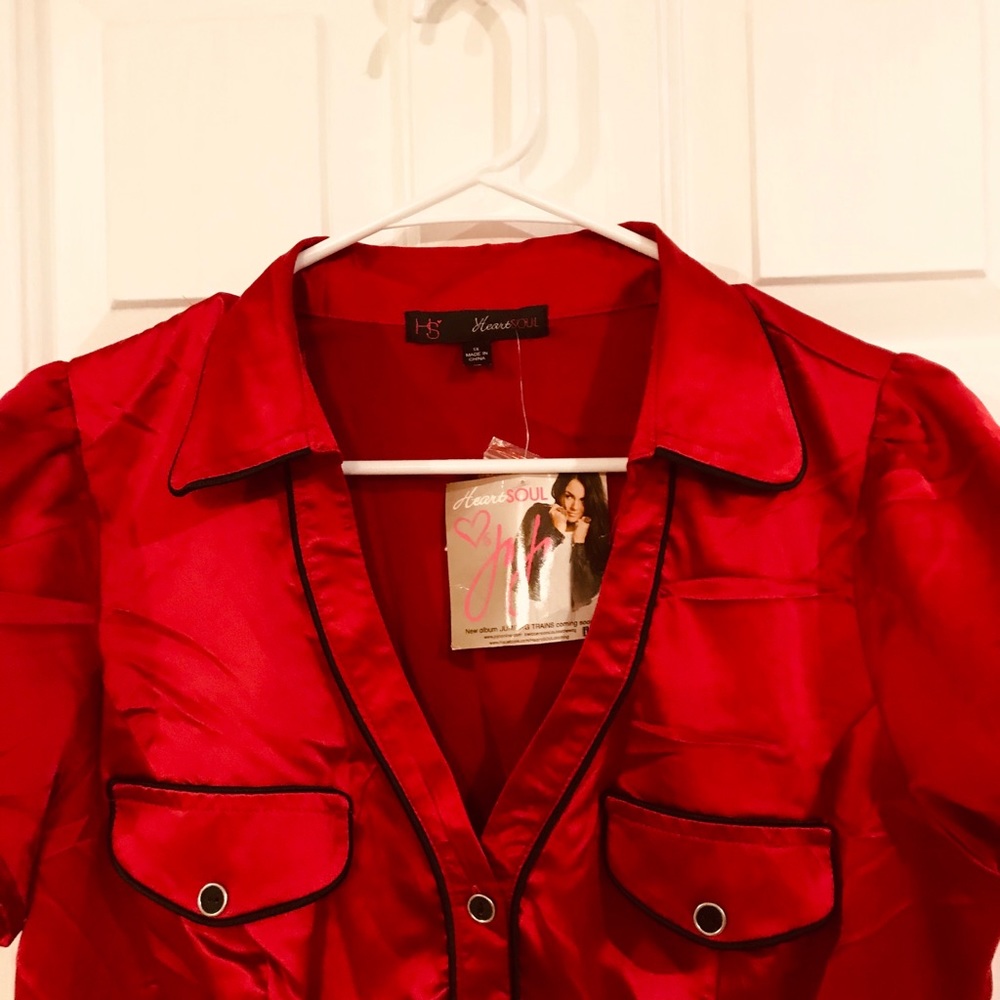 Red stylish top - Picture 5 of 7